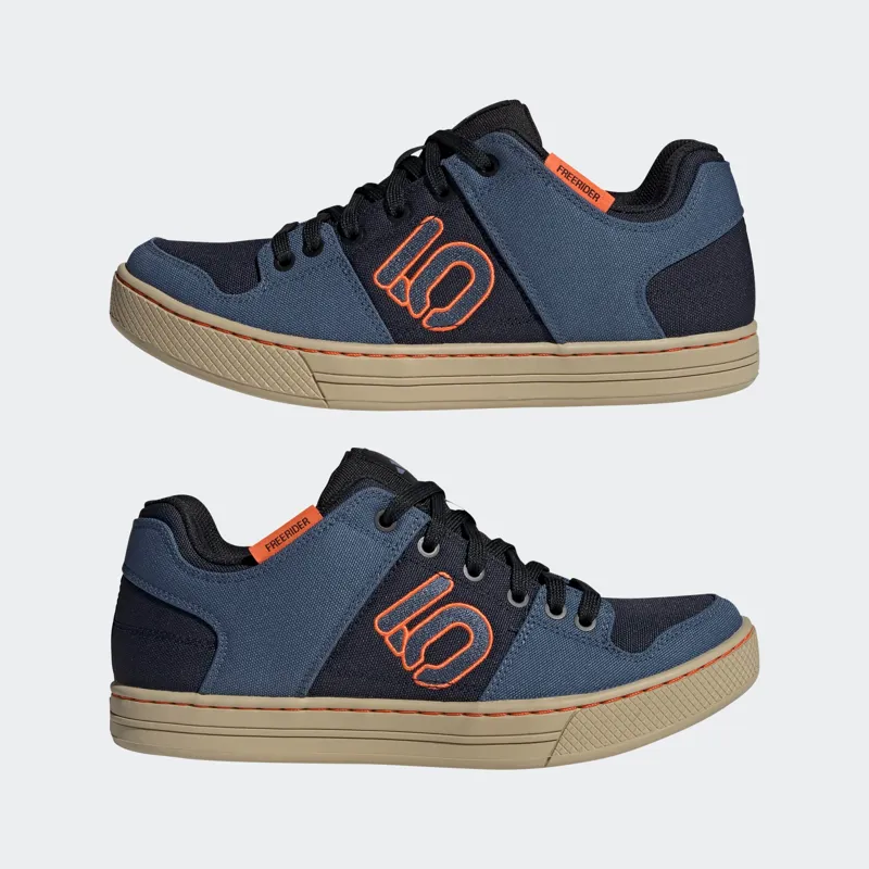 Five Ten Freerider Canvas MTB Flat Shoes Legend Ink/Wonder Steel/Impact Orange-4